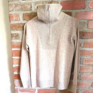 NWT Charter Club “Luxury” Cashmere Sweater, Placket Front, Medium